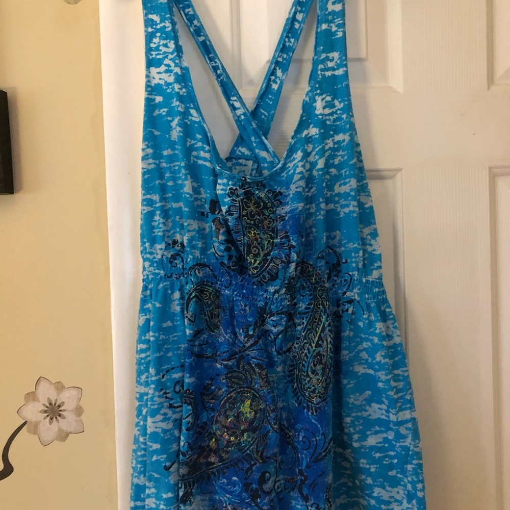 Racer back plus size tank top